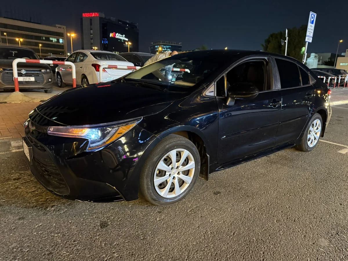 Toyota Corolla available for rent in the UAE